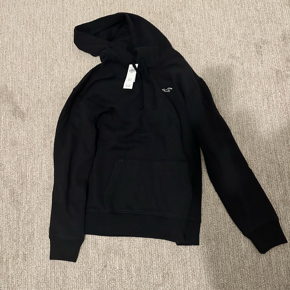 Hollister Men’s XS Black Hoodie New With Tags